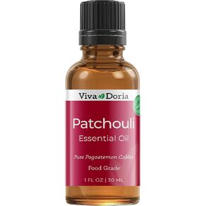 Viva Doria 100% Pure Patchouli Essential Oil, Undiluted, Food Grade, 30 mL (1 Fluid Ounce)