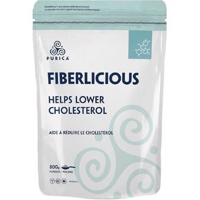 Purica Fiberlicious Chicory Root Fibre 800g - Fiberlicious Fibre Supplement Powder is 100% Pure Chicory Root Extract (Oligosaccharides) - Pure Inulin!
