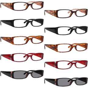 مجموعة من 10 نظارات قراءة من LUR للرجال والنساء والقراء مع مفصلات زنبركية من LUR in Kuwait