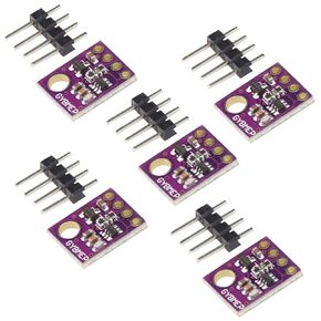 GY-BME280-5V BME280 5V Digital Temperature Humidity Sensor High Precision Atmospheric Barometric Pressure Sensor Module Sensor Board with IIC I2C Breakout(Pack of 5PCS)