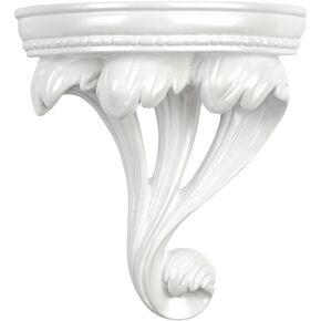 Cabilock Wall Shelf White European Style Decorative Frame Resin