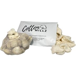 24" Cotton Boiling Bags for Seafood Bakes & Broils, Clams, Crab, Lobster, Soups, Broths; Reusable or Disposable; Made in USA (100 Pack)