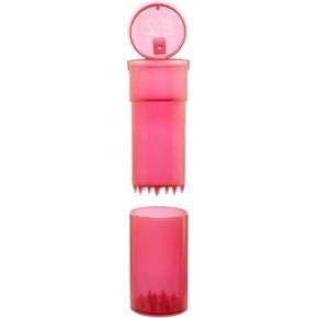 EZ SPLITZ Cap & Crusher - 2-in-1 Herb Grinder with Extra Large Storage - Pop Art Edition (Black) in Saudi Arabia