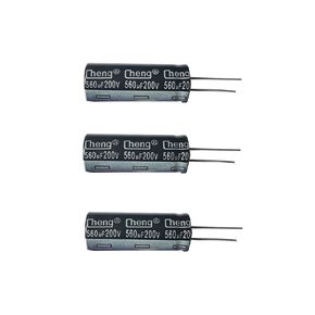 560uF 200V 18X45 +/-20% -40 to +105°C 3 PCS Aluminum Electrolytic Capacitor,560 MFD,560uF 200V Capacitor,560uF Capacitor,200V Capacitor,560uF,560uF Capacitor 200V,200V 560uF Capacitor