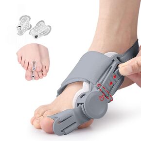 Bunion Corrector with Toe Spacers, Toe Separators Bunion Corrector for Women Big Toe, Adjustable Big Toe Straightener Toe Corrector for Bunion Fix Bunion Relief, Toe Separators for Women