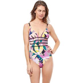 Profile by Gottex Women's Gioa V-Neck Double Straps One Piece
