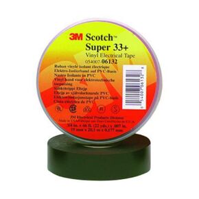 Scotch Super 33+ 3/4 in. W x 66 ft. L Black Vinyl Electrical Tape