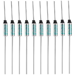 SING F LTD 20PCS SF240E Thermal Cutoffs 250V 10A Thermal Fuses 240??C Rated Operating Temperature for Transformers Electric Motors Electrical Fans Hair Dryers