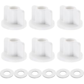 6 مجموعة مقعد المرحاض الخلفي طقم غسالة الجوز M6 الموضوع مقعد المرحاض السفلي تحديد استبدال استبدال الأجهزة المرحاض لمفصلات مقعد المرحاض العلوي in Kuwait