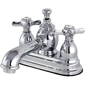 Kingston Brass KS7005BEX Essex 4" Centerset Bathroom Faucet, 4-1/2" In Spout Reach, Oil Rubbed Bronze