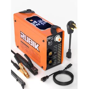 Rubik Mini 160A Stick Welder 110/220V, 3 in 1 Welder Machine MIG/MMA/Lift Tig, Portable ARC Welding Machine with IGBT Inverter, Digital LCD Dispaly Welder. （Not Spool Gun）