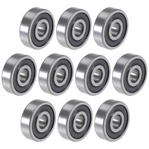 uxcell 625-2RS Deep Groove Ball Bearings 5mm x 16mm x 5mm Double Sealed Chrome Steel P5(ABEC5) 10pcs