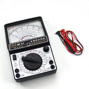 Fielect Digital Multimeter with DC AC Voltmeter Ohm Volt Amp Multi Tester for Voltage, Current, Resistance, Diode with Test Probes