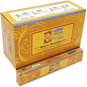 Satya Natural Sandal Incense Sticks 12 Count Box 180g