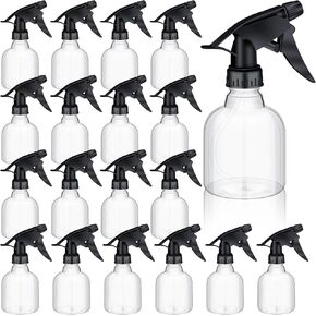 20 Pieces Plastic Spray Bottles Bulk 8 oz/250ml Small Spray Bottles Empty Spray Bottles Sprayer for Hair Mister Spray Bottle Watering Plants Showering Pets