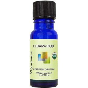 Wyndmere Essential Oils - Cedarwood Essential Oil - Certified Organic - 100% Pure Therapeutic Quality - 10ml - Made in USA