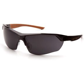 Carhartt-CHB1110DT Braswell نظارات أمان مضادة للضباب لحماية العين، إطار أسود