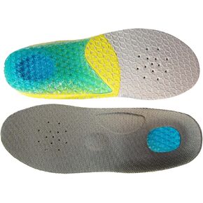Kids Insoles for Arch Support Orthotic Insoles for Shock Absorbing Comfort Athletic Shoe Cushion Soles for Children Replacement Shoe Inserts for Odor Eater Memory Foam Insoles for Kids