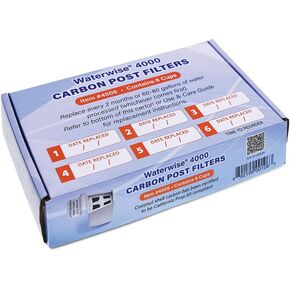 Waterwise carbon post filter 6 pack for model 4000