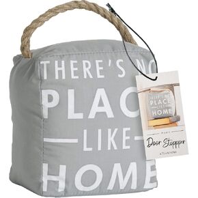 Pavilion Gift Company 72157 No Place Like Home Door Stopper, 5 x 4.75 x 6 inches, Gray