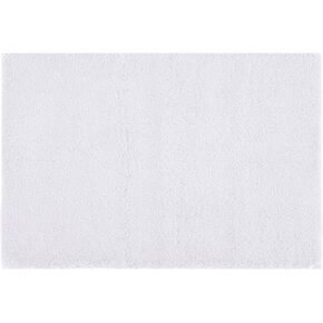 Madison Park Signature Marshmallow Bathroom Rug Non Slip, Luxrurious Plush Bath Mat, Absorbent, Quick Dry, Spa Design Bath Room Décor, 24x40, White in Saudi Arabia