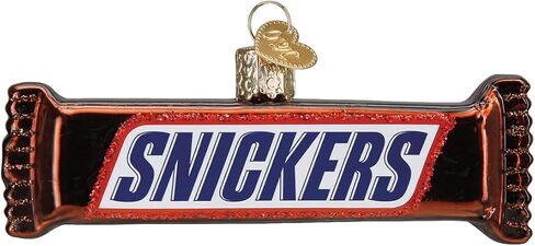 زخرفة الزجاج المنفوخ من Old World Christmas Snickers لشجرة عيد الميلاد in Saudi Arabia