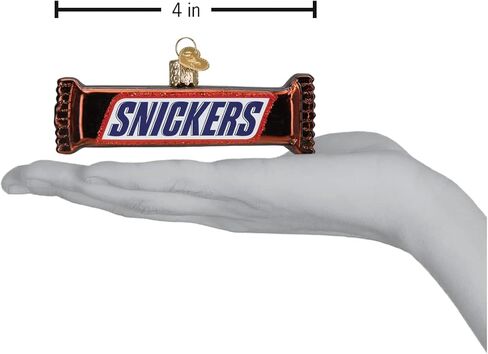زخرفة الزجاج المنفوخ من Old World Christmas Snickers لشجرة عيد الميلاد in Saudi Arabia
