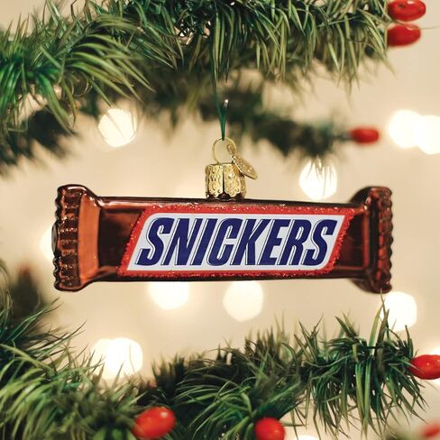 زخرفة الزجاج المنفوخ من Old World Christmas Snickers لشجرة عيد الميلاد in Saudi Arabia