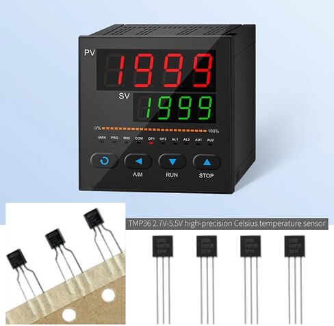 5 قطعة TMP36 أجهزة استشعار درجة الحرارة 3 دبوس TO-92 TMP36GZ عالية الدقة مستشعر درجة الحرارة المئوية 2.7 فولت إلى 5.5 فولت أجهزة استشعار تشغيل الجهد المنخفض in Saudi Arabia