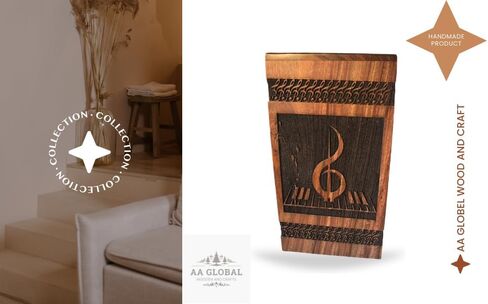 AA GLOBEL Wood and Crafts Elegant Fragile Vintage Music Designed URN for Human Ashes Funeral Memorial Urns for Ashes-Real Wood Cremation Urn for Human Ashes, Adult Women/Men in Kuwait