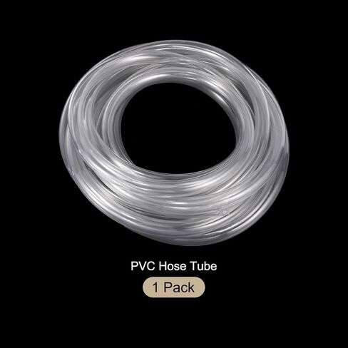 3/4" x 1" Clear Plastic PVC Tubing 25ft Flexible Vinyl Tube, [for Garden Irrigation, Water Hose, Fish Tanks, Aquarium] - 19mm x 25.4mm in Saudi Arabia