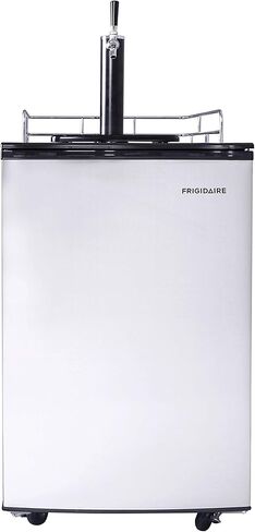 Frigidaire EFRB200 6.1 Cu Ft Stainless Steel Kegerator Beer Bar, XL, White in Saudi Arabia