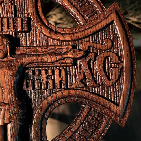 BGCOPPER Orthodox Cross Wall Decor, Jesus Crucifix Wall Cross, Wooden Cross for Wall Crucifix Catholic Christmas Gift - 10 Inch in Saudi Arabia
