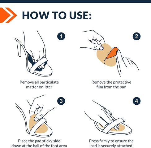 Fixic Ball of Foot Cushions for Women - 2 Pairs - Heel Pads for Shoes - Beige Metatarsal Pads Women - High Heel Comfort Pads for Any Shoe Sizes - Heel Inserts for Women for Pain Relief and Comfort! in Saudi Arabia