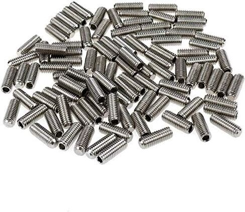 Sscon 100 قطعة M6x16mm الداخلية مجموعة مقابس سداسية نكش مسامير 201 الفولاذ المقاوم للصدأ شقة نقطة مجموعة المسمار in Kuwait