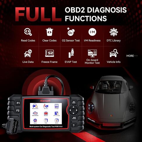 iCarsoft Auto Diagnostic Scanner POR V2.0 for Porsche with ABS Scan,Oil Service Reset ect in Saudi Arabia