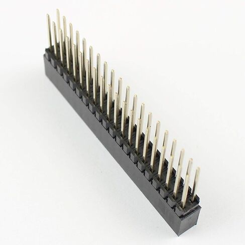 VG_S 5 pcs. 2.54mm Pitch 2x20 Pin 40 Pin Female Double Row Long Pin Header Strip PC104 in Saudi Arabia