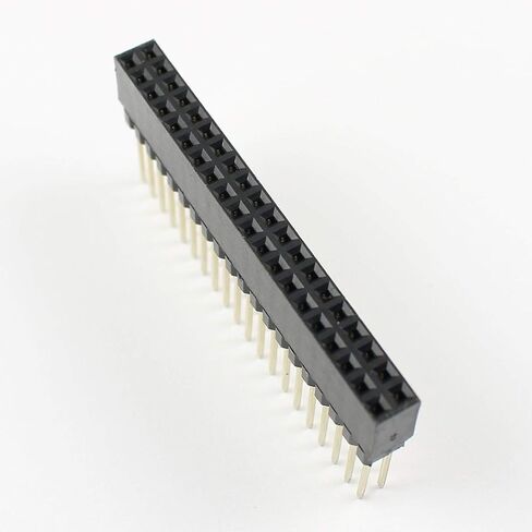 VG_S 5 pcs. 2.54mm Pitch 2x20 Pin 40 Pin Female Double Row Long Pin Header Strip PC104 in Saudi Arabia