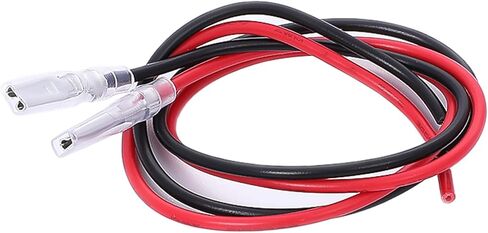 20 قطعة 2.8 مم طرف تجعيد أنثى بأسمائها الحقيقية مع أكمام عازلة، سلك كهربائي 20 سم موصل توصيل سريع معزول (10 أحمر + 10 أسود) in Kuwait