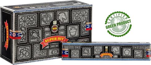 EARTH Satya Super Hit Premium Incense Sticks 100 GMS (Pack of 6) (Green Certified) - Naturally Hand Rolled Agarbatti- Perfect for Worshipping, Church, Aroma Therapy, Relaxation, Positivity,Yoga in Saudi Arabia