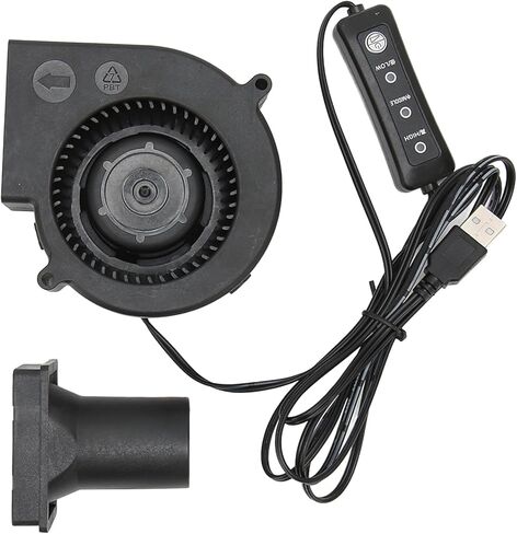 9733 97mm X 33mm USB Blower Fan, 5V DC Brushless Cooling Centrifugal Fan, 3800 RPM 22 CFM Brushless Cooling Blower Fan for Printer PC CPU Computer in Saudi Arabia