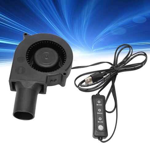 9733 97mm X 33mm USB Blower Fan, 5V DC Brushless Cooling Centrifugal Fan, 3800 RPM 22 CFM Brushless Cooling Blower Fan for Printer PC CPU Computer in Saudi Arabia