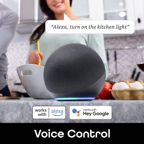 لمبة إضاءة ذكية من Geeni - متوافقة مع Alexa وGoogle Home، لمبة إضاءة LED بيضاء قابلة للبرمجة وقابلة للتعتيم، يمكن التحكم فيها عن طريق التطبيق (ST19-2 Pack) in Kuwait