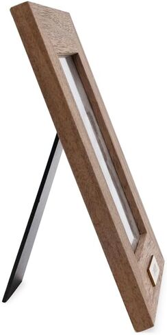 Isaac Jacobs 4x6 Wood Sentiments Cat Meow Picture Frame, Vertical Keepsake Photo Frame with Easel and a Hanging Tabs for Tabletop, Desktop & Wall Display, (Black, 4x6) in Kuwait