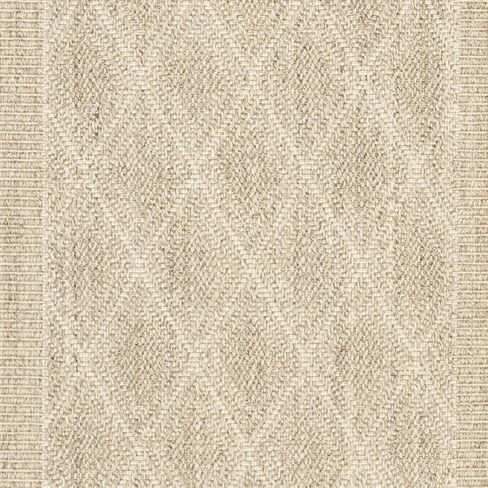 سجادة SAFAVIEH Palm Beach Collection - 2' x 8'، تصميم رملي وسيزال وجوت، مثالية للمناطق ذات حركة المرور العالية في غرفة المعيشة وغرفة النوم (PAB351A) in Saudi Arabia