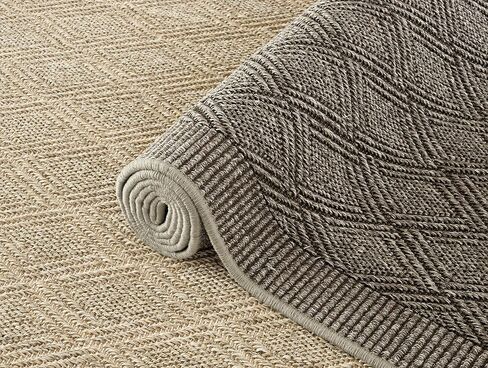 سجادة SAFAVIEH Palm Beach Collection - 2' x 8'، تصميم رملي وسيزال وجوت، مثالية للمناطق ذات حركة المرور العالية في غرفة المعيشة وغرفة النوم (PAB351A) in Saudi Arabia