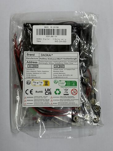 6-Bit Digital Clock Kit AT89C2051 Chip LED Digital Tube Display Electronic Clock DIY Soldering Practice Learning Kits with 9V Battery Clip in Saudi Arabia