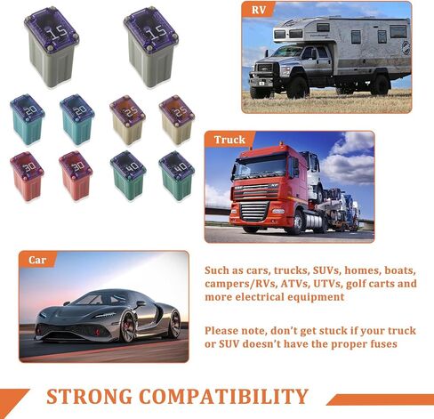 15A 20A 25A 30A 40A 32V ضربة بطيئة FMM MCASE نوع الصمامات خرطوشة أنثى صغيرة الصمامات مجموعة الصمامات منخفضة المستوى (عبوة من 10 قطع) in Kuwait