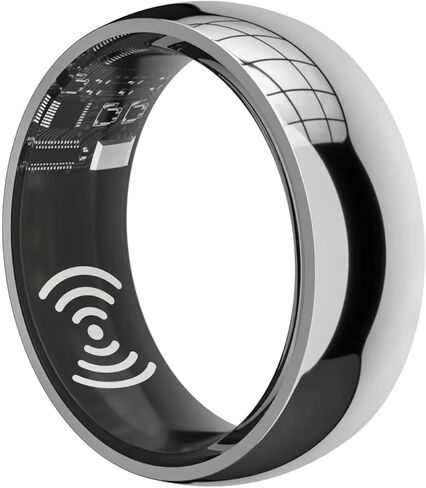 حلقة ذكية، متتبع الصحة، متتبع معدل ضربات القلب، متتبع النوم، متتبع اللياقة البدنية، فضي، أسود، ذهبي، مقاوم للماء IP68 (فضي، 11) in Kuwait