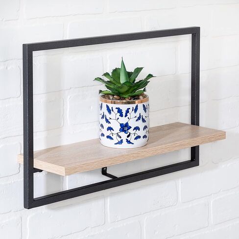 رف حائط طويل عائم من هوني كان دو SHF-08573 طبيعي in Kuwait